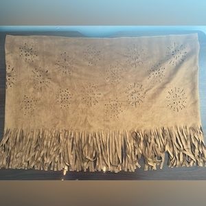 Never worn Fo’ Leather Western Infinity Scarf